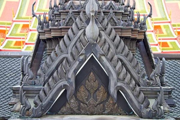 Kho Samui Bangjalá Tailandia Incisión Del Templo Oro Buddha —  Fotos de Stock