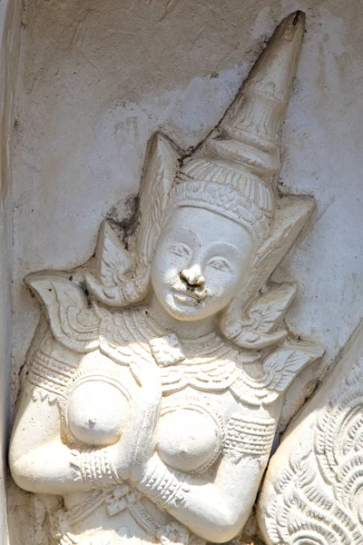 アジア バンコク寺院のシッダルタ ステップ ワット宮殿クロス抽象 — ストック写真