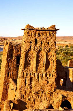 Afrika histoycal mavi bulutlu gökyüzü