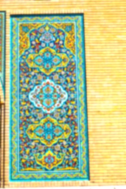 İran'ın eski dekoratif karolar 