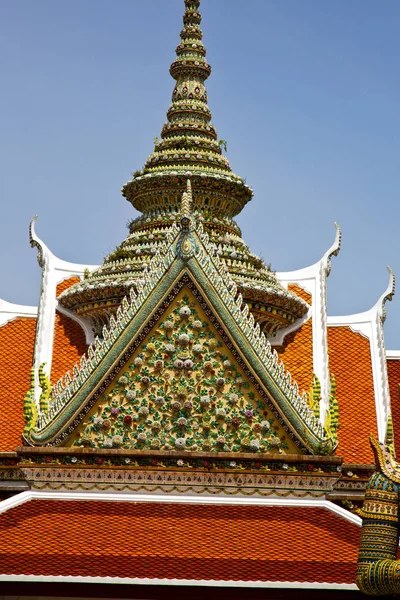 Asia tailandia bangjalá soleado religión mosaico —  Fotos de Stock