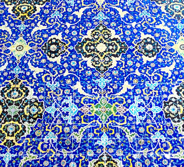 W Iranie stare płytki dekoracyjne — Zdjęcie stockowe