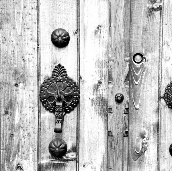 Sfocatura Iran Antico Ingresso Porta Maniglia Decorativa Sfondo — Foto Stock