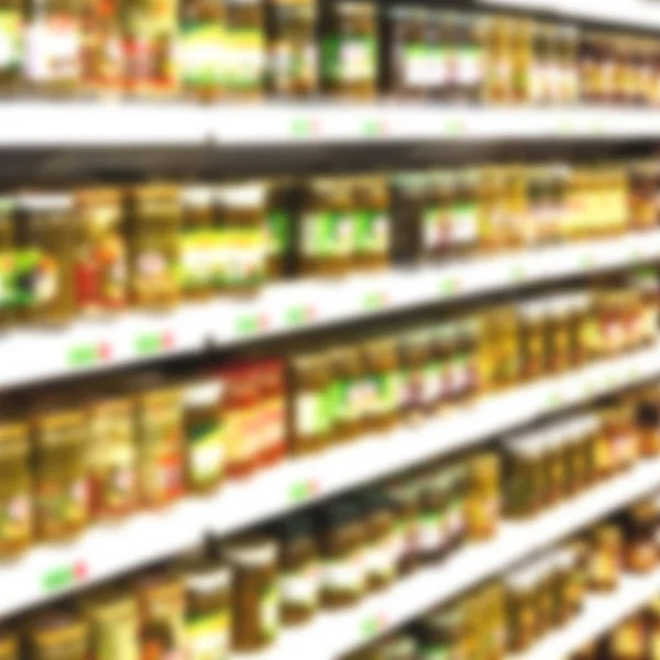 Irán Absztrakt Szupermarketben Blur Mint Lifestale Fogalom Fogyasztói Termékek — Stock Fotó