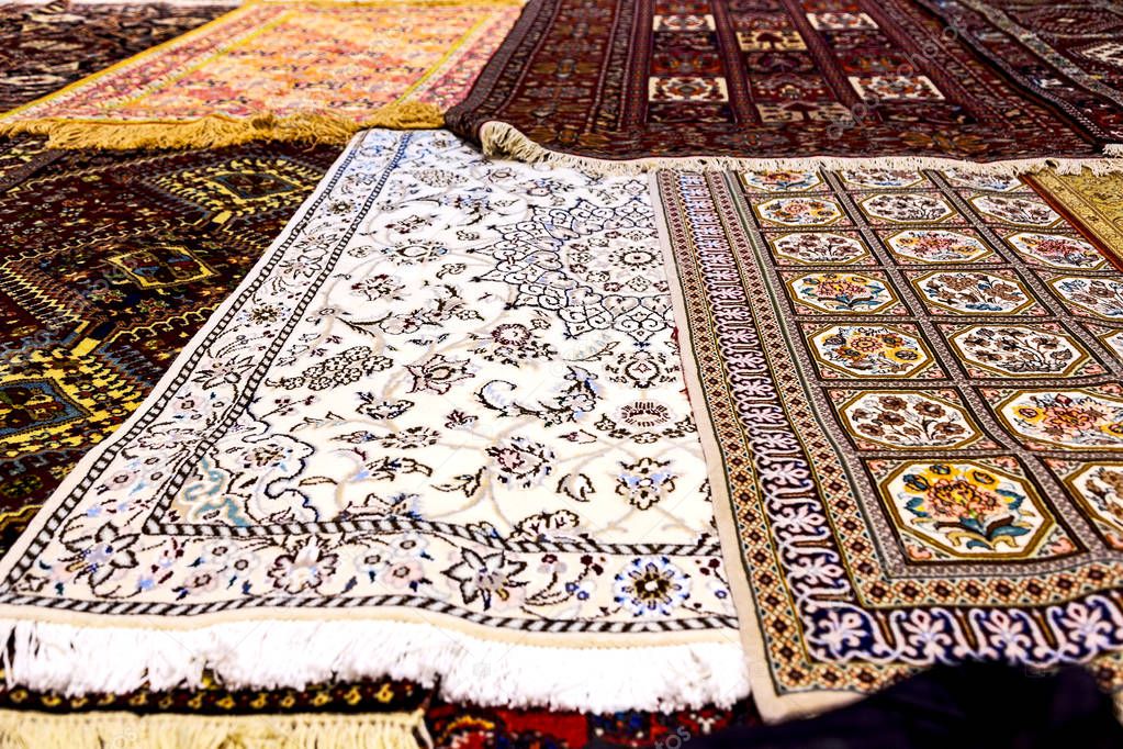 in iran antique carpet   textile