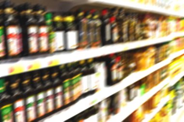 İran'da soyut süpermarket bulanıklık 