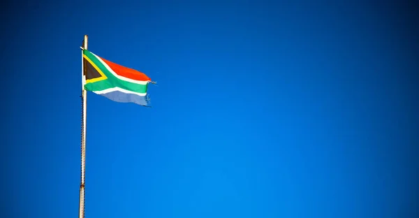 在南非国旗 — 图库照片