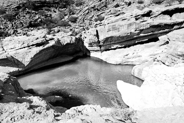 Em oman canyon de água — Fotografia de Stock
