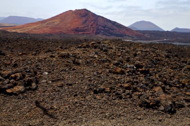 gökyüzü tepe yaz los volcanes volkanik taş rock 