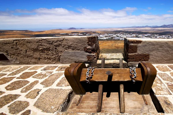 Naviják house castillo de las coloradas staré hradní zdi — Stock fotografie