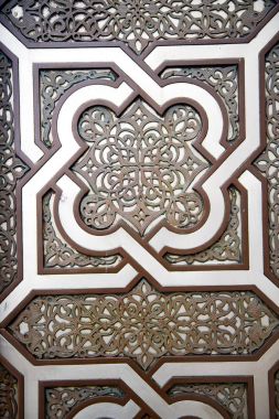 gri metal paslı Fas Afrika eski asma kilit 