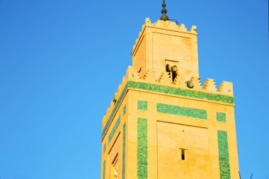 geçmiş maroc Afrika Minare din gökyüzü