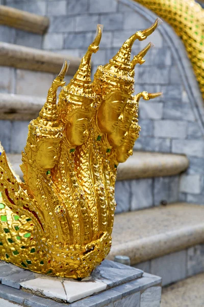 Statua Demoniaca Nel Tempio Banglanka Thailandia — Foto Stock