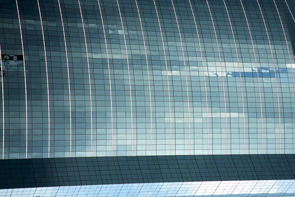 Glas Asien bangkok av vissa blue palace skyskrapa i centr — Stockfoto