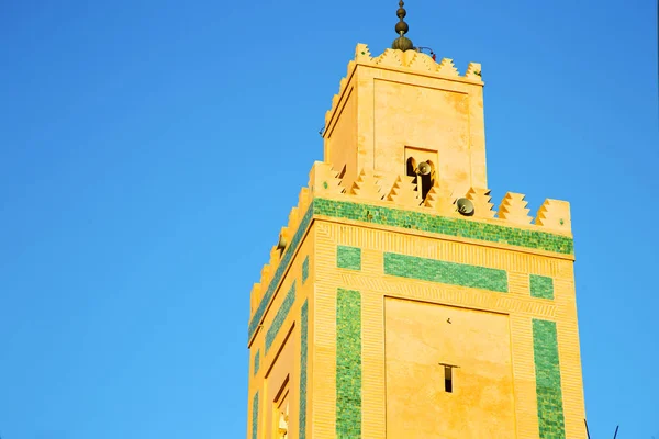 Historie maroc Afrika minaret náboženství obloha — Stock fotografie