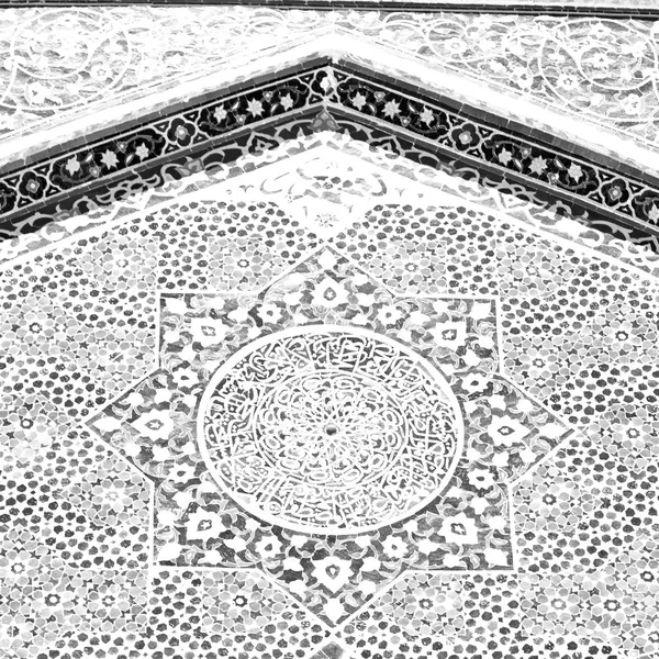 In iran le vecchie piastrelle decorative — Foto Stock