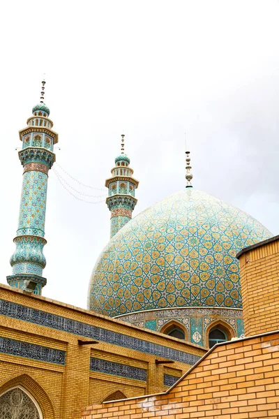 Iran Ancienne Mosquée Antique Minaret Religion Persan Architecture — Photo