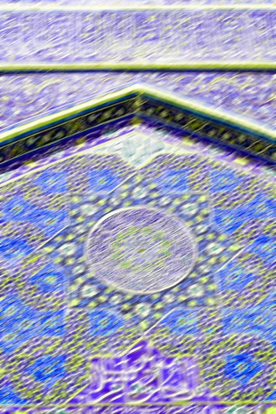 In mausoleo islamico dalla sfocatura iran — Foto Stock