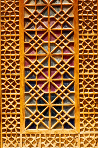 En iran la vieja ventana de arquitectura — Foto de Stock