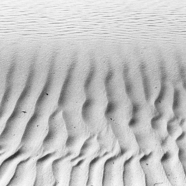 Astratto Colpo Bianco Nero Duna Sabbiosa Oman Strofinare Khali — Foto Stock