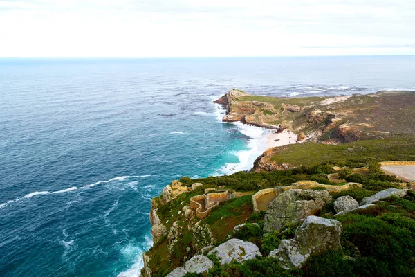 In south africa coastline  and natural park reserve — Stock Photo, Image