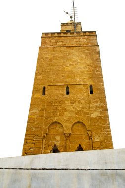  Müslüman Camii tarihi sembol Fas Afrika mina