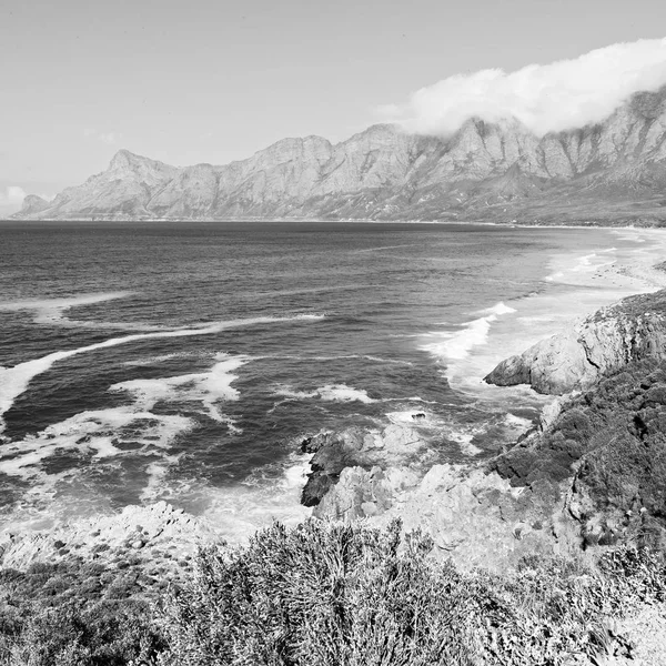 In south africa coastline indian     ocean — Stock Photo, Image