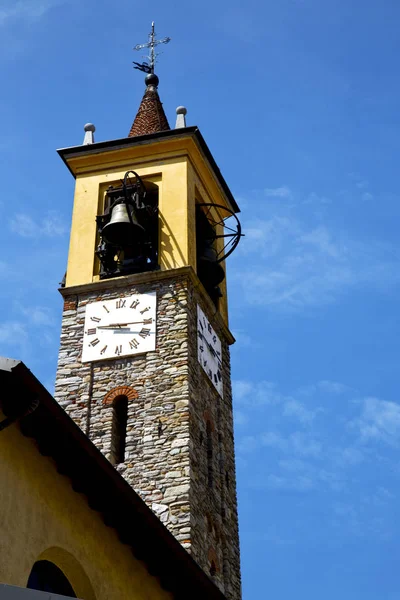 Jerago viejo abstracto en iglesia torre campana soleado — Foto de Stock