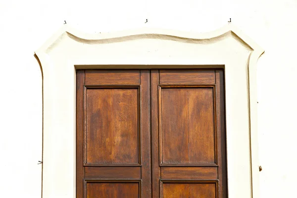 Mozzate Rusty Brass Knocker Door Curch Closed Metal Italy Lombardy — стоковое фото