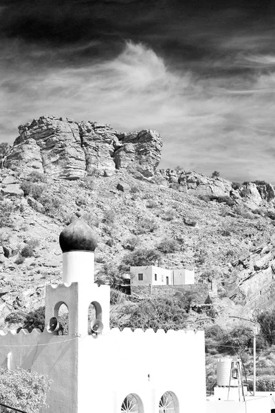 Omán a régi elhagyott falu — Stock Fotó