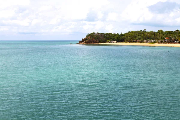 蓝色礁湖石泰国 kho 陶湾抽象的 — 图库照片