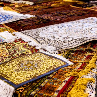 İran antika halı Tekstil