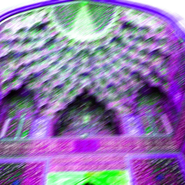 Borrão Iran Textura Abstrata Religião Arquitetura Mesquita Telhado História Persa — Fotografia de Stock