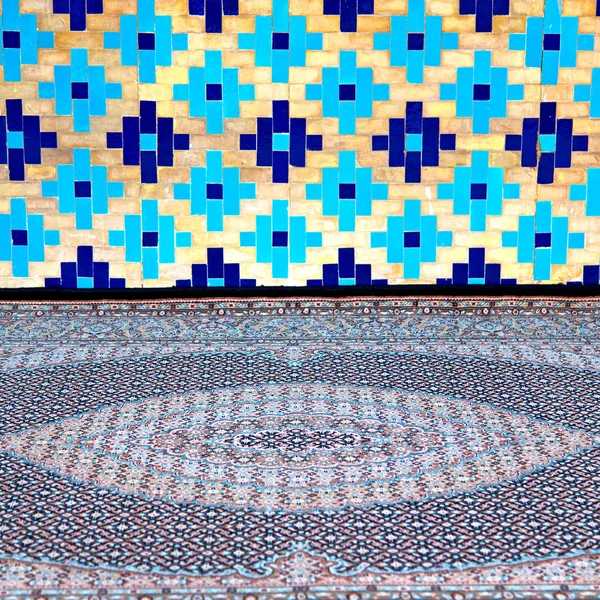 Em iran os azulejos decorativos velhos — Fotografia de Stock