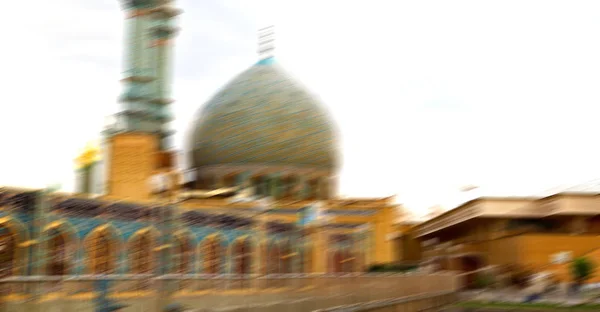 En iran et ancien minaret de mosquée antique — Photo