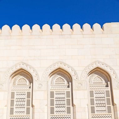 Umman muscat büyük cami duvarına