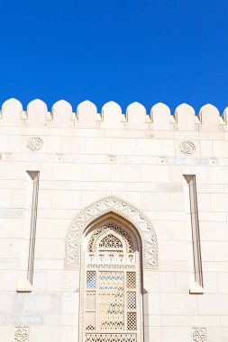Umman muscat büyük cami duvarına