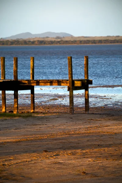 En la reserva natural y muelle de Sudáfrica — Foto de Stock