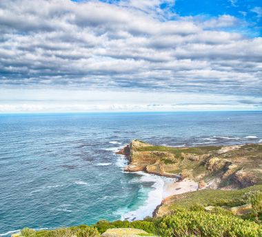   Güney Afrika kıyı şeridi ve doğal park rezerv