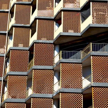 Güney Afrika eski terasında şehir merkezinde