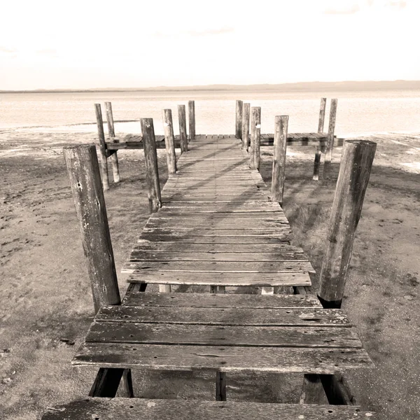 En la reserva natural y muelle de Sudáfrica — Foto de Stock