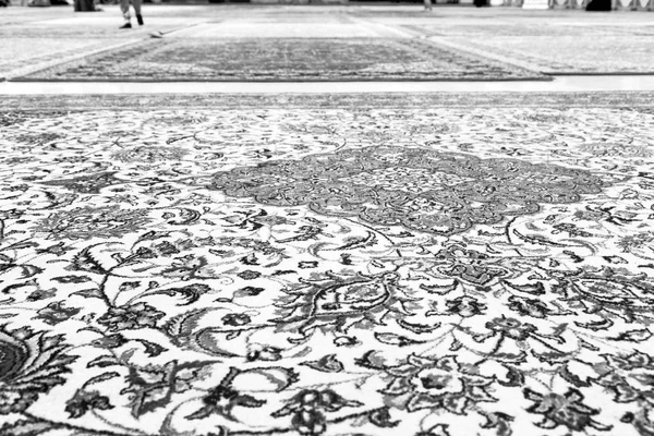 В античному килимовому текстилі — стокове фото