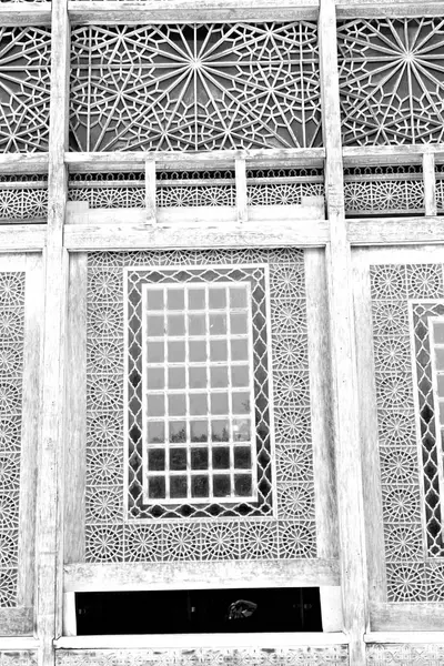 In iran das alte Architekturfenster — Stockfoto