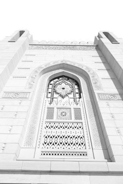 Umman muscat büyük cami duvarına