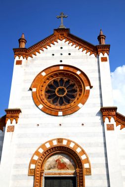 Gül pencere İtalya lombardy eski mercallo    