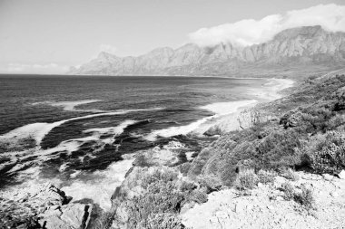 Güney Afrika kıyı şeridi Hint Okyanusu'nda 