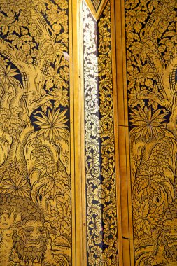  Tayland ve Asya bangkok tapınak soyut çapraz Renkler kapı wat saraylar renkleri din kapısı '