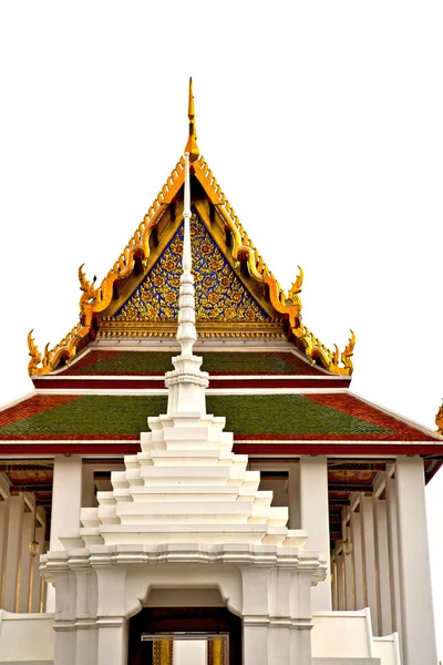 Roof  gold    temple       incision of the — Stock Photo, Image