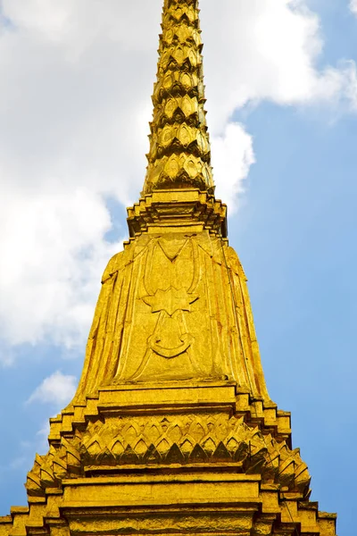 Thailändische Tempel abstrakt und Farben Religion Mosaik — Stockfoto