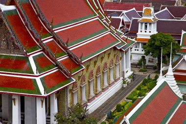 Asya Tayland bangkok güneşli bahçe